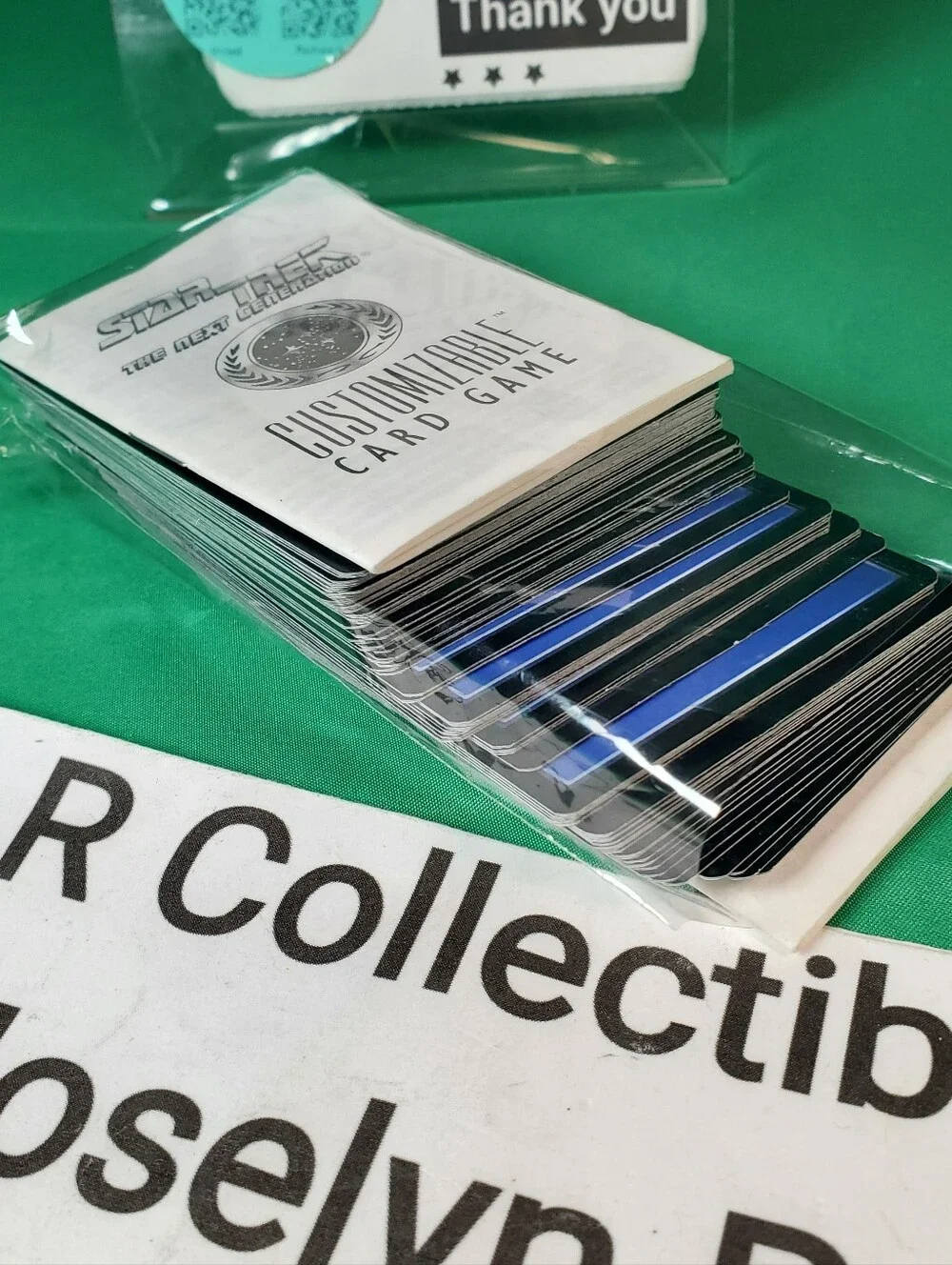 1996 Star Trek TNG CCG 40-Card Set + 2 Rule Books | Next Gen Decipher Doubles In